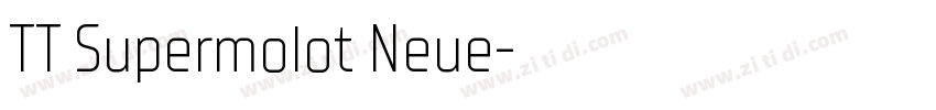 TT Supermolot Neue字体转换